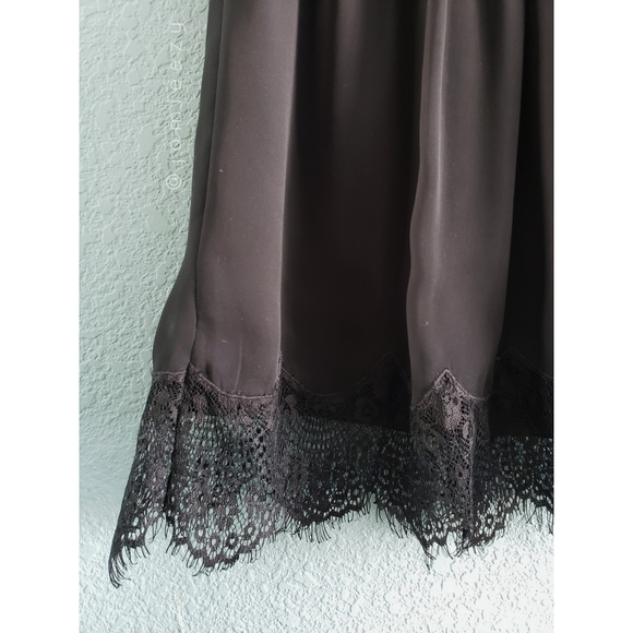 Zara Trafaluc | Lace Hem Sheer Top Shirt Dress - Picture 5 of 8